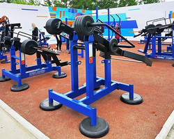 Уличные тренажеры с изменяемой нагрузкой «StreetBarbell»